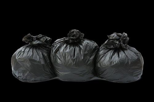Different types of construction waste materials