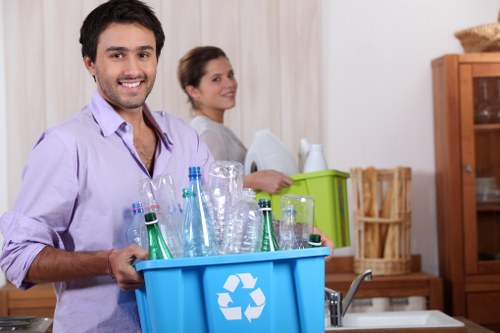 Satisfied customers after successful house clearance