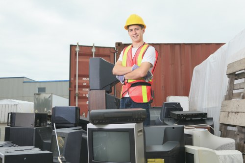 Large skip in a residential area