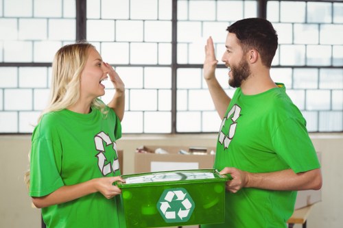Customer support for skip hire services