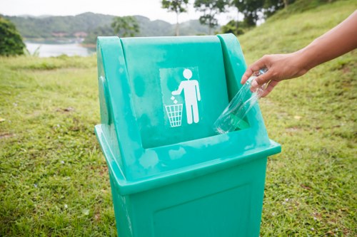 Different types of construction waste materials